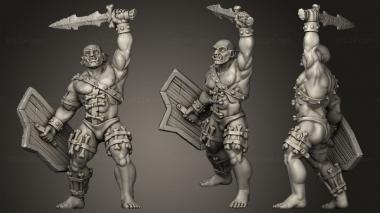 Military figurines Orc 5 3d model